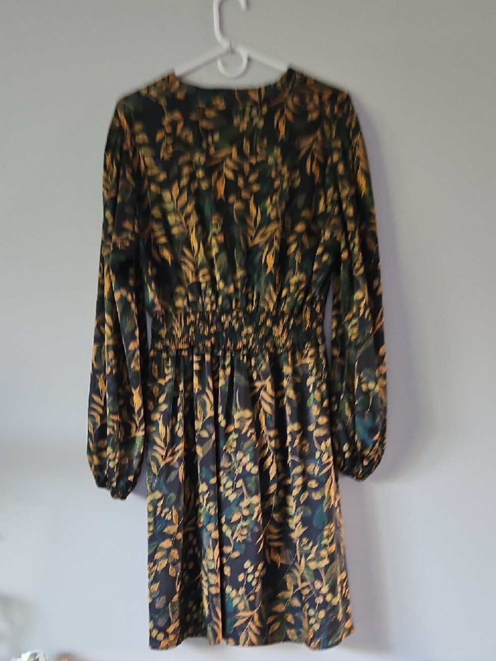 Papillon Green Floral Dress NWOT - Picture 4 of 4